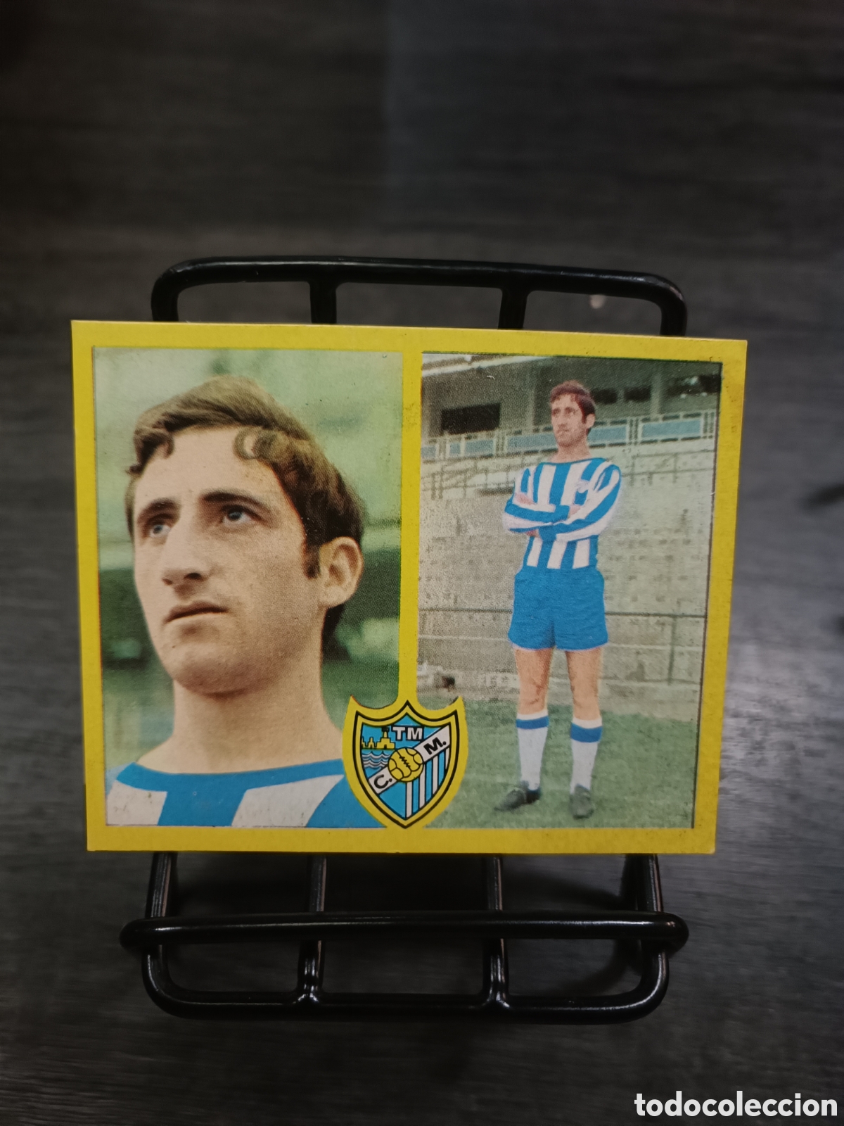 Cromos de f&uacute;tbol: 1972 Liga Este &Aacute;lvarez m&aacute;laga despegado