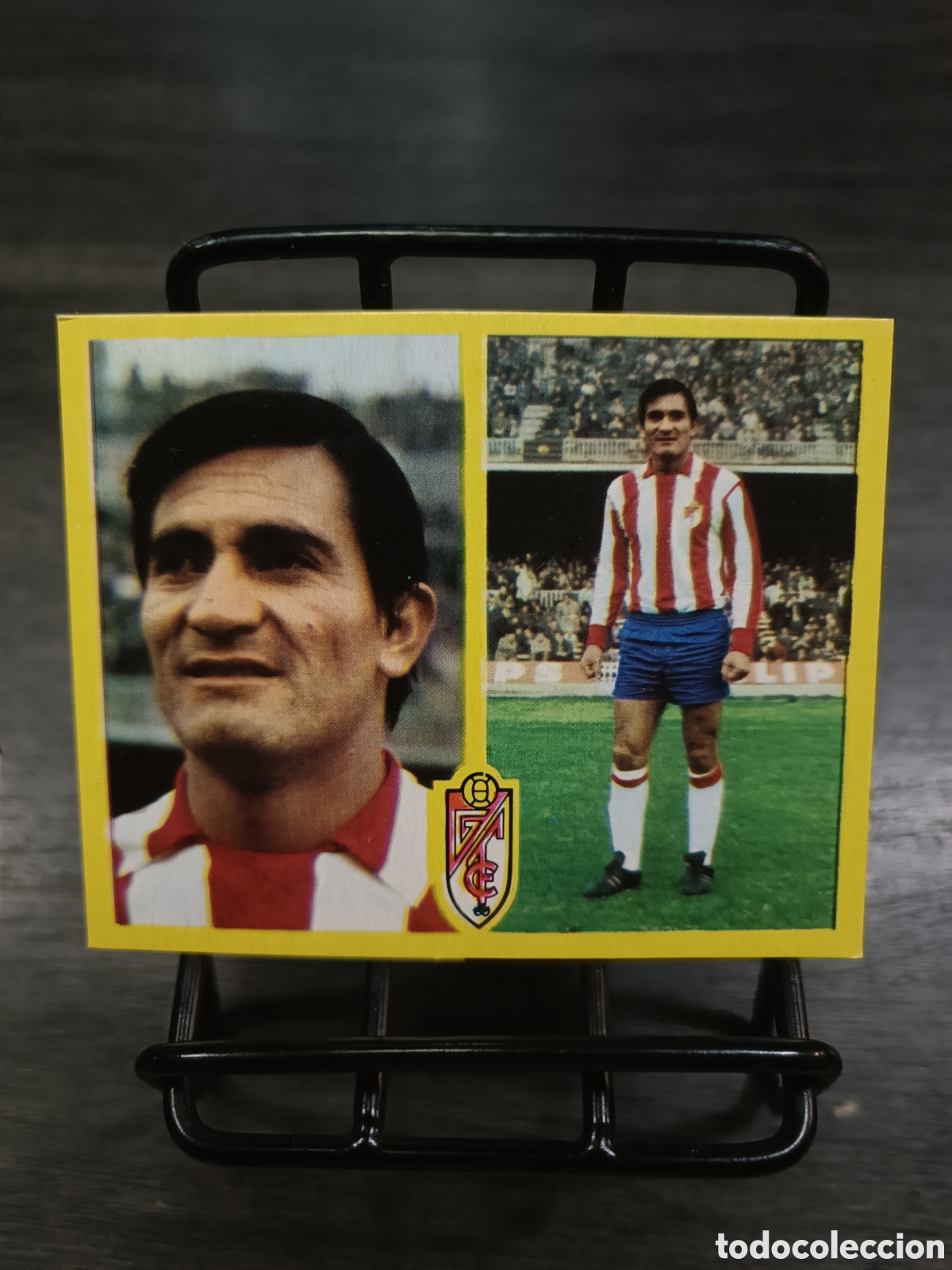 Cromos de f&uacute;tbol: 1972 Liga Este Aguirre Su&aacute;rez granada despegado