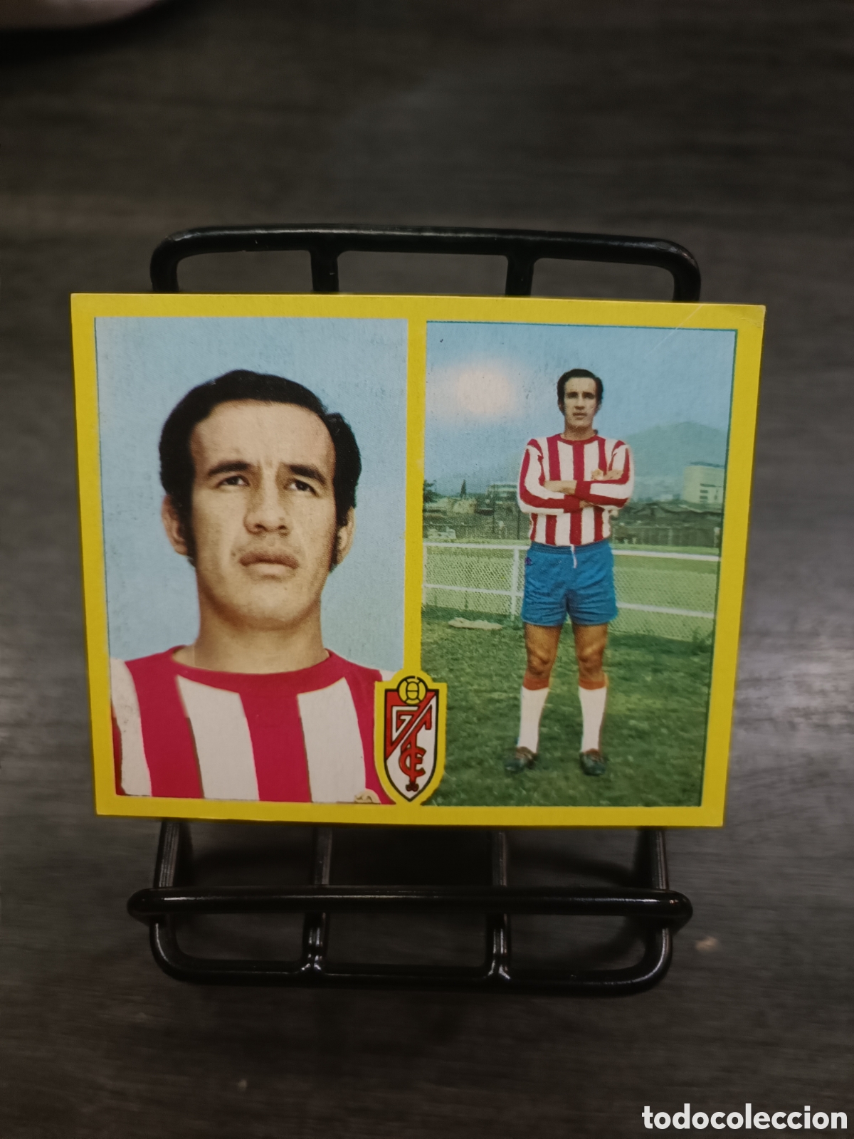 Cromos de f&uacute;tbol: 1972 Liga Este Fern&aacute;ndez granada despegado