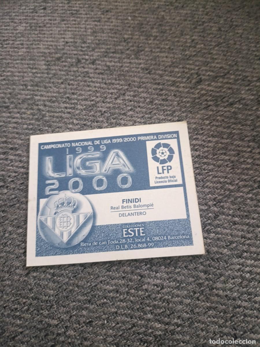 Cromos de f&uacute;tbol: Ed.este 99/00 Finidi Betis - Foto 2