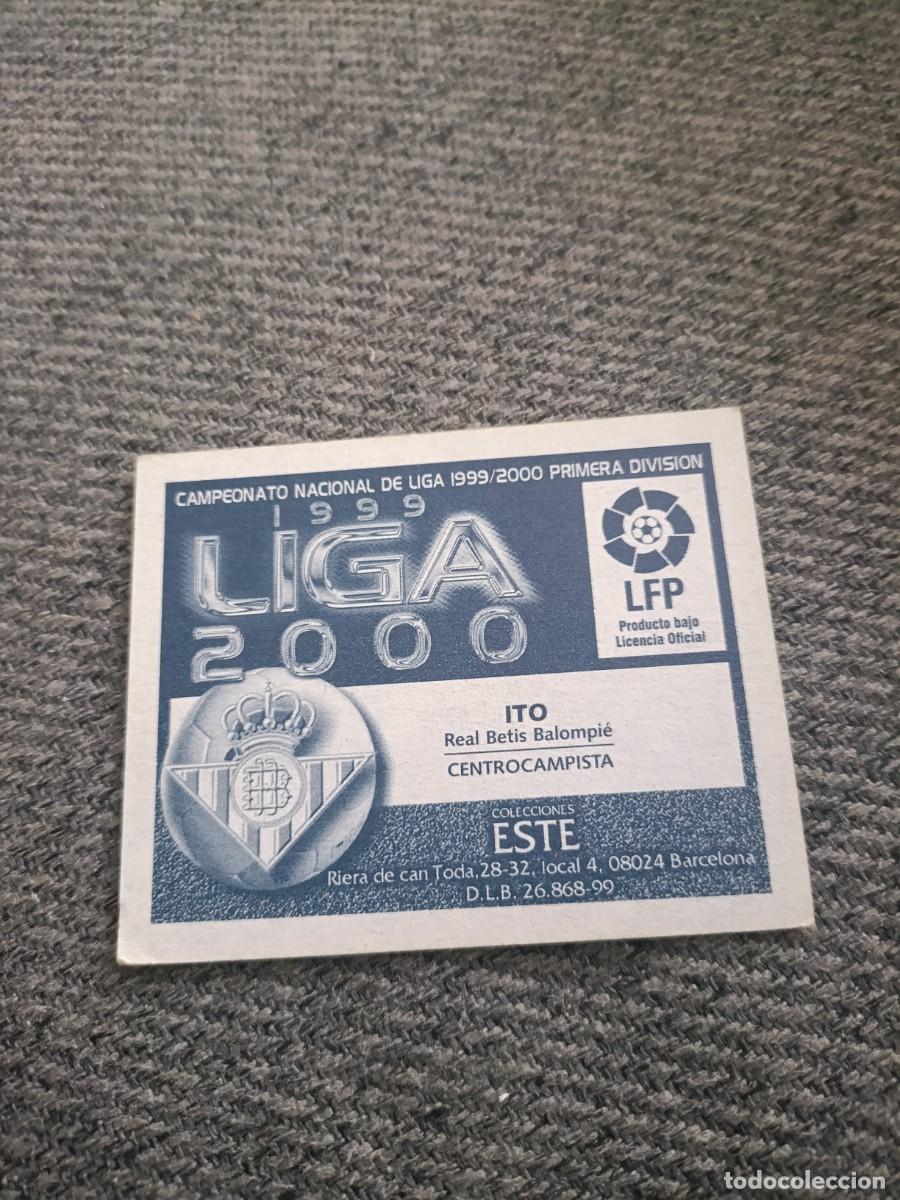 Cromos de f&uacute;tbol: Ed.este 99/00 Ito Betis - Foto 2