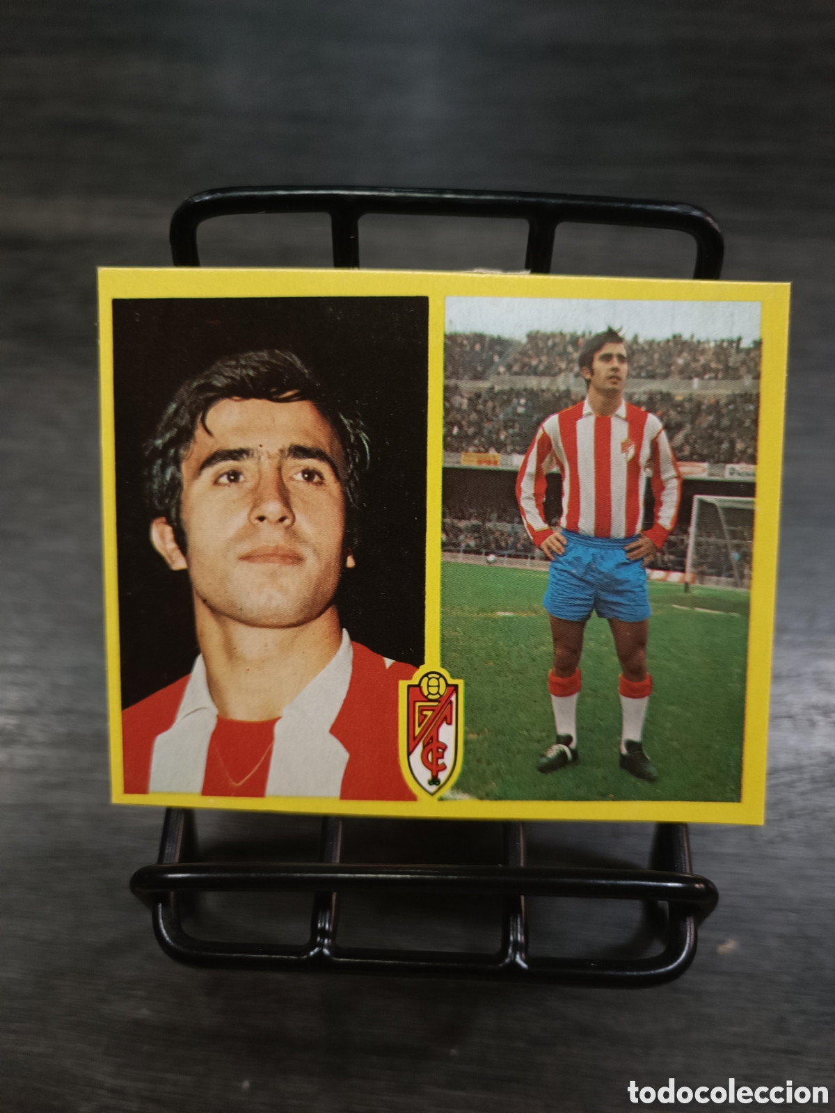 Cromos de f&uacute;tbol: 1972 Liga Este falito granada despegado