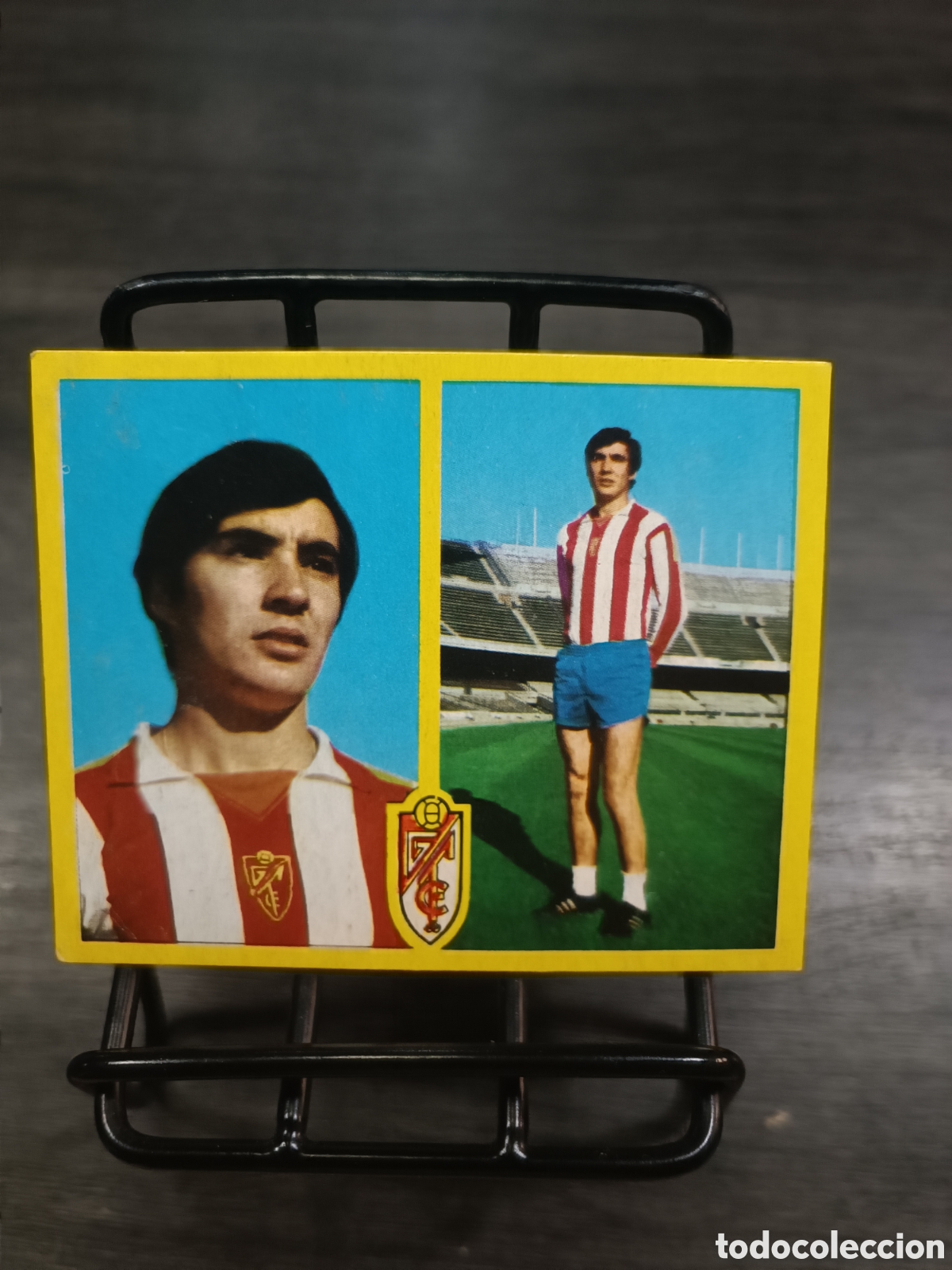 Cromos de f&uacute;tbol: 1972 Liga Este Jaen Granada despegado