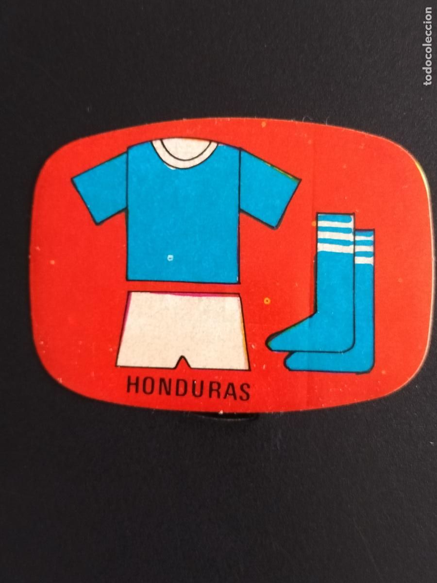 Cromos de f&uacute;tbol: EQUIPACION HONDURAS CROMOS NARANJITO FIFA WORLD CUP ESPA&Ntilde;A 1982 MUNDIAL FUTBOL 82 REYAUCA
