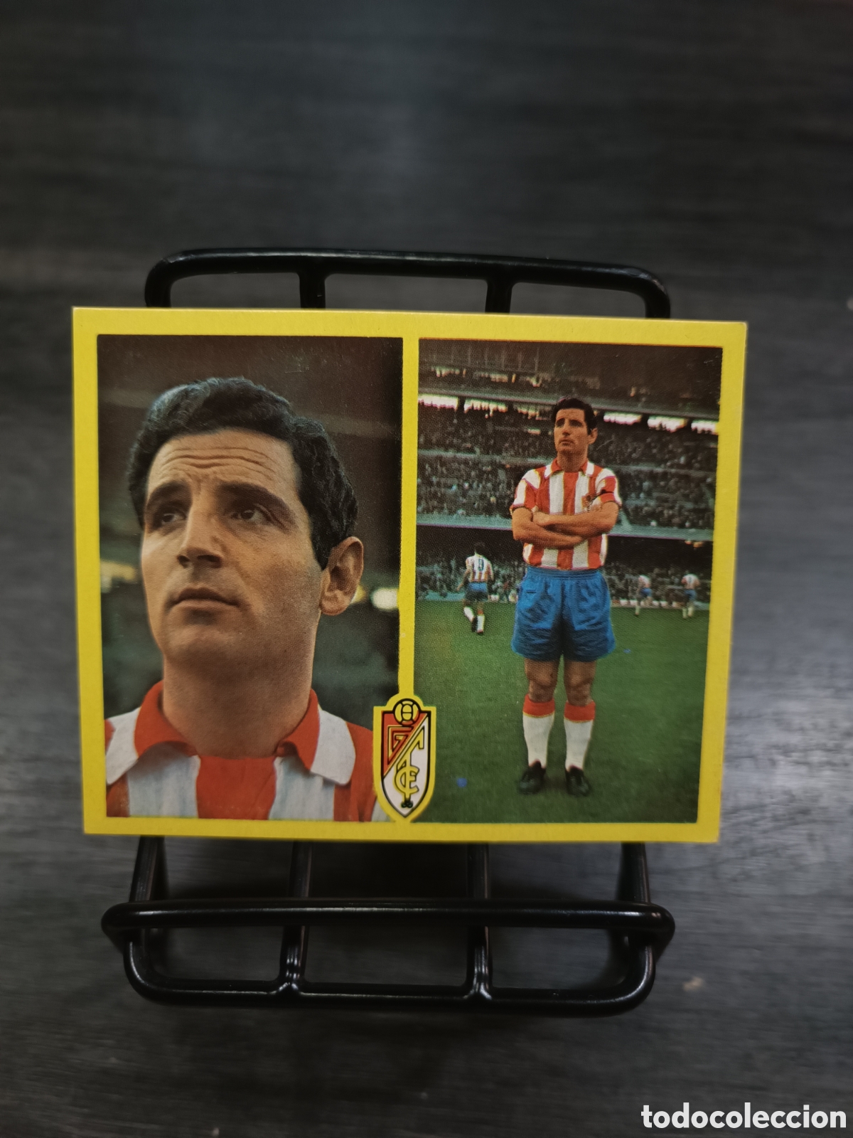 Cromos de f&uacute;tbol: 1972 Liga Este Santos Granada despegado