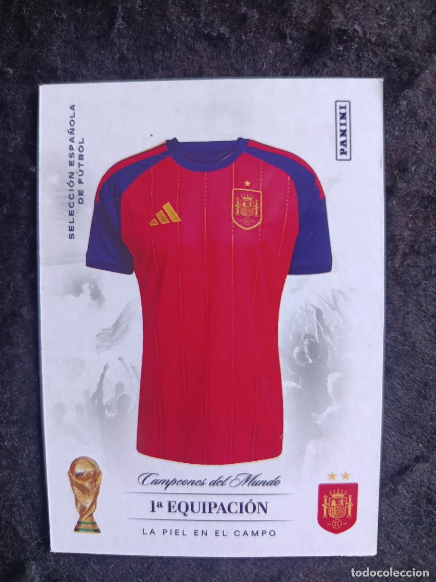 Cartes &agrave; collectionner de Football: PANINI CLUB PASI&Oacute;N ESPA&Ntilde;A. #2 EN LA PIEL DEL CAMPE&Oacute;N (CAMISETA) EQUIPACI&Oacute;N 1 Y 2