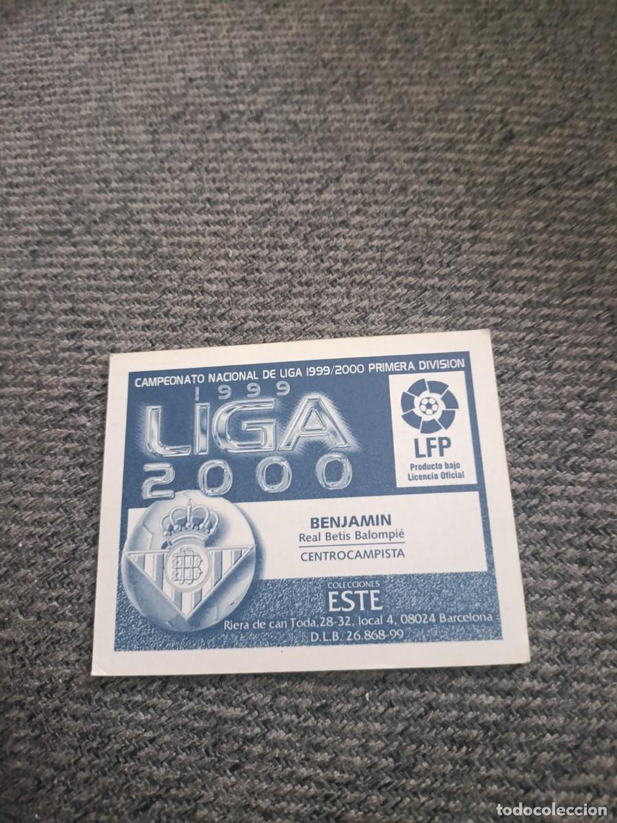 Cromos de f&uacute;tbol: Ed.este 99/00 Benjam&iacute;n Betis - Foto 2