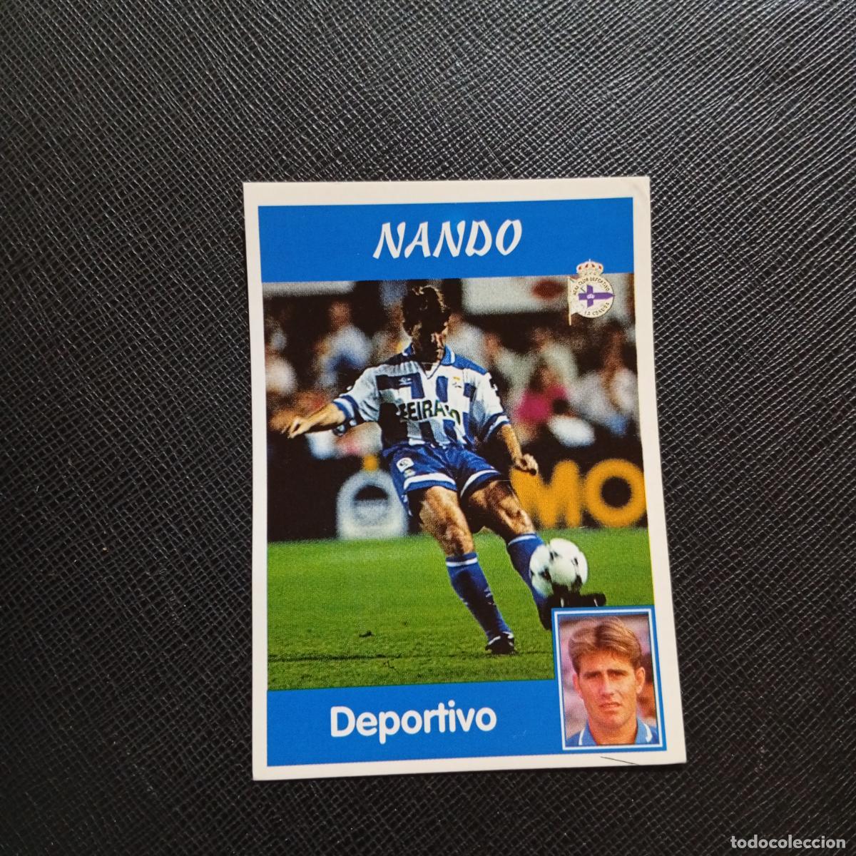 Fu&szlig;ball-Sticker: 39 NANDO DEPORTIVO PANINI 1997 1998 CROMO 97 98 FUTBOL - SIN PEGAR - A92 PG10