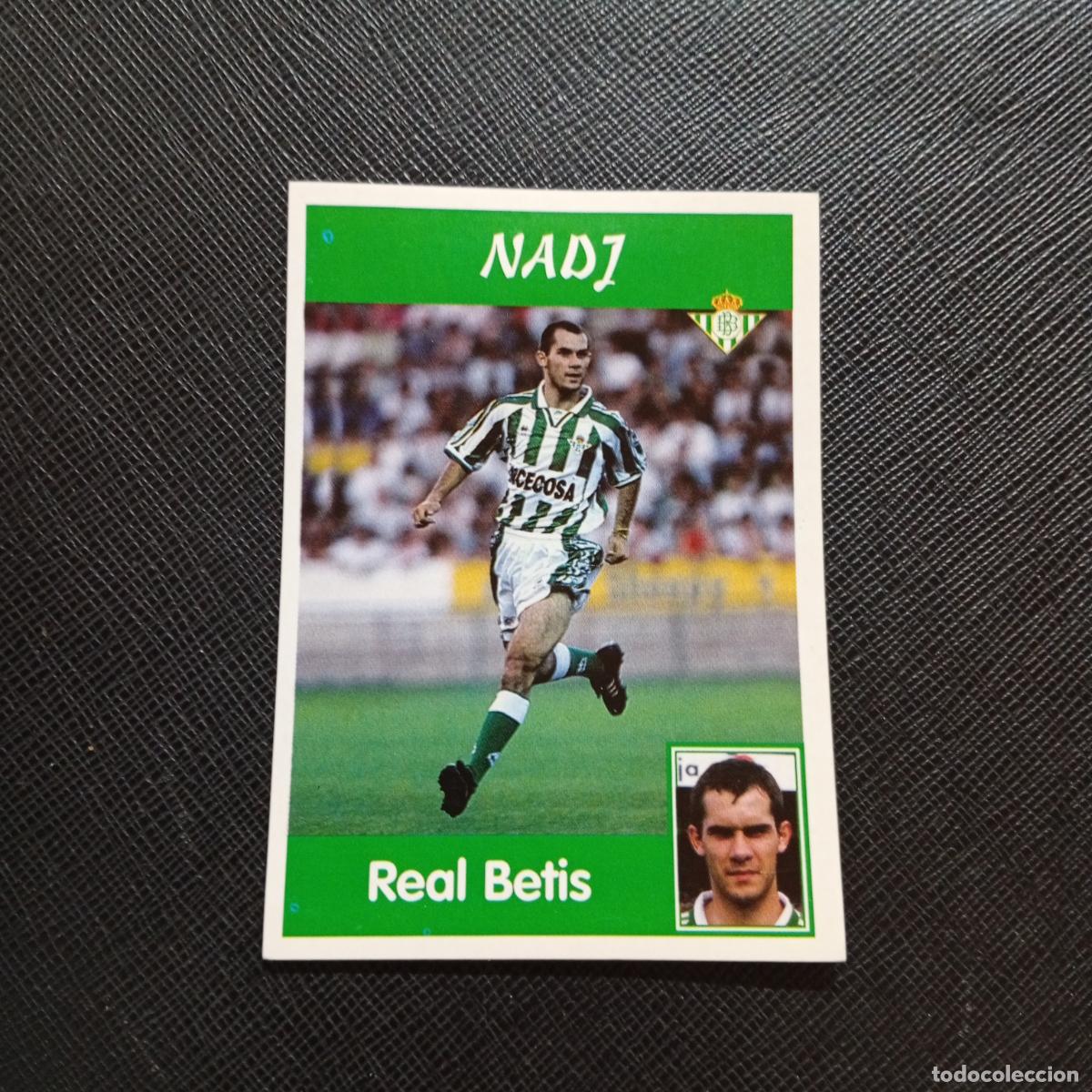 Fu&szlig;ball-Sticker: 56 NADJ REAL BETIS PANINI 1997 1998 CROMO 97 98 FUTBOL - SIN PEGAR - A92 PG19