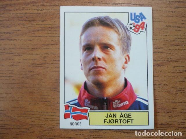 Fu&szlig;ball-Sticker: CROMO ALBUM USA 94 PANINI N&ordm; 356 JAN AGE FJORTOFT (NORUEGA) SIN PEGAR MUNDIAL FUTBOL 1994 WORLD CUP