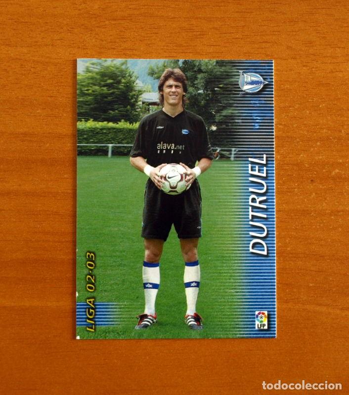 Cromos de Futebol: Alav&eacute;s - N&ordm; 2 Dutruel - Mega Fichas Liga 2002-2003, 02-03 - Megafichas Panini Sports