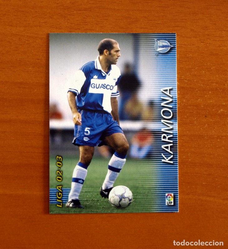 Cromos de Futebol: Alav&eacute;s - N&ordm; 4 Karmona - Mega Fichas Liga 2002-2003, 02-03 - Megafichas Panini Sports