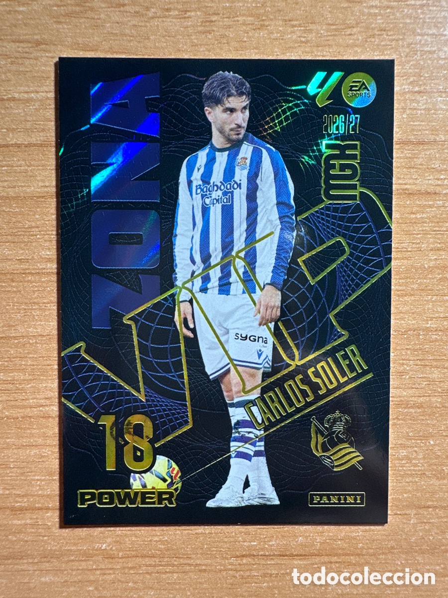 Fu&szlig;ball-Sticker: 390P 390 P CARLOS SOLER ZONA VIP POWER, MEGACRACKS MGK 2026 2027 (MGK 26 27)