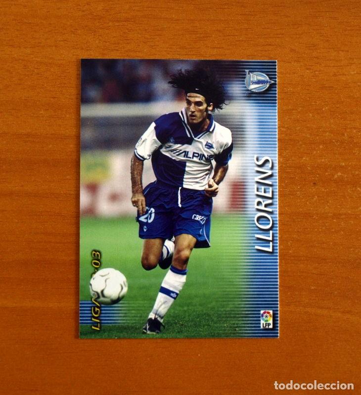 Cromos de Futebol: Alav&eacute;s - N&ordm; 7 Llorens - Mega Fichas Liga 2002-2003, 02-03 - Megafichas Panini Sports