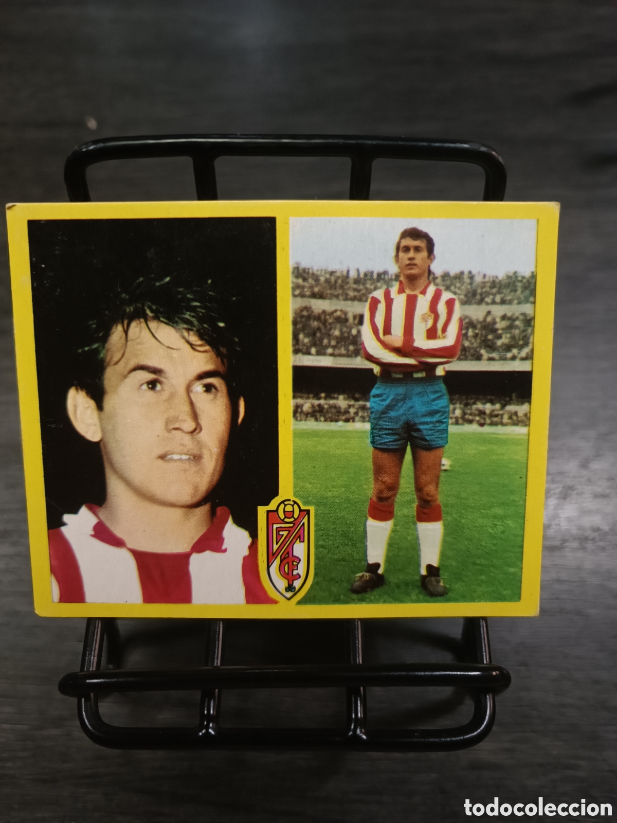 Fu&szlig;ball-Sticker: 1972 Liga Este Manol&iacute;n granada despegado