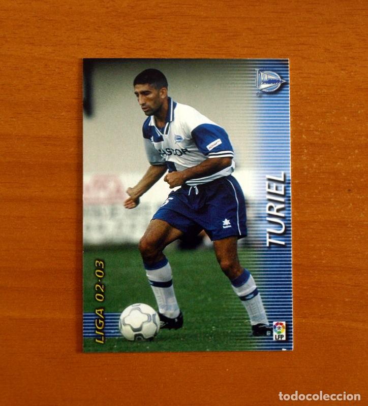 Cromos de f&uacute;tbol: Alav&eacute;s - N&ordm; 10 Turiel - Mega Fichas Liga 2002-2003, 02-03 - Megafichas Panini Sports
