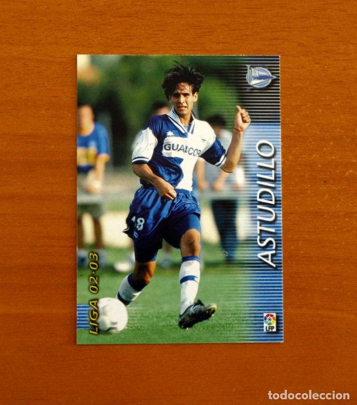 Cromos de f&uacute;tbol: Alav&eacute;s - N&ordm; 12 Astudillo - Mega Fichas Liga 2002-2003, 02-03 - Megafichas Panini Sports