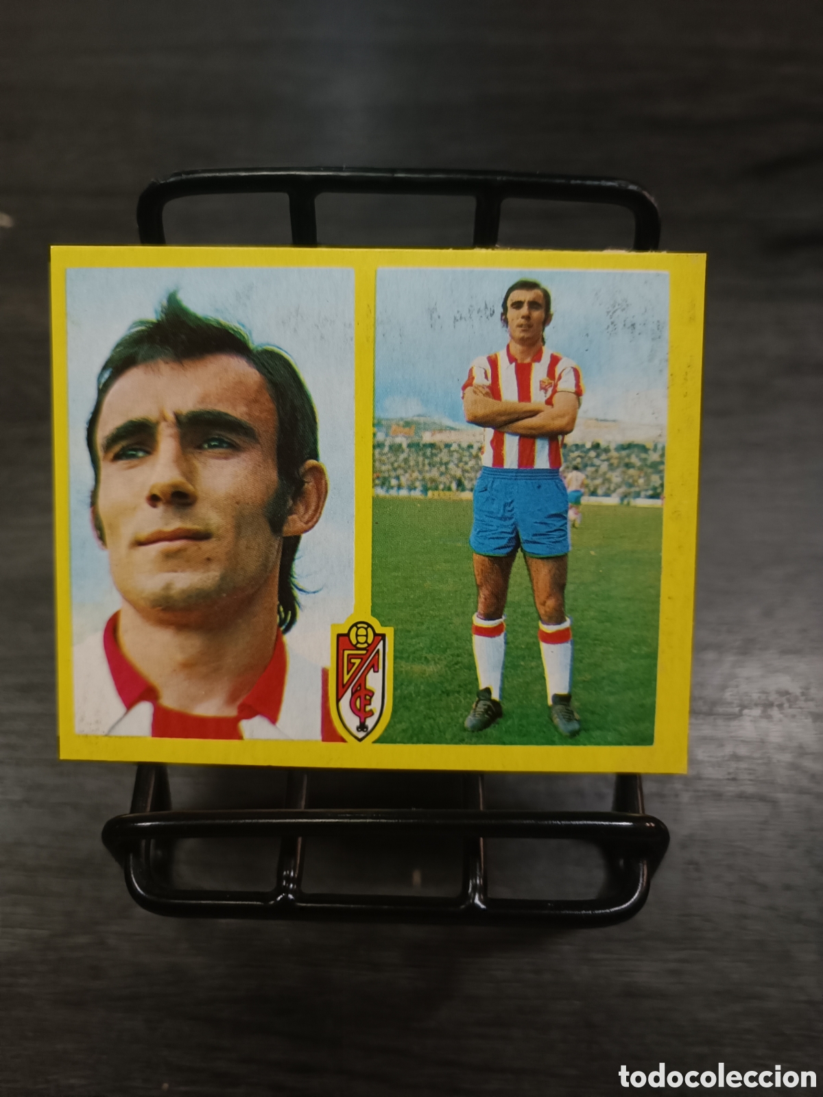 Cromos de f&uacute;tbol: 1972 Liga Este Garre granada despegado