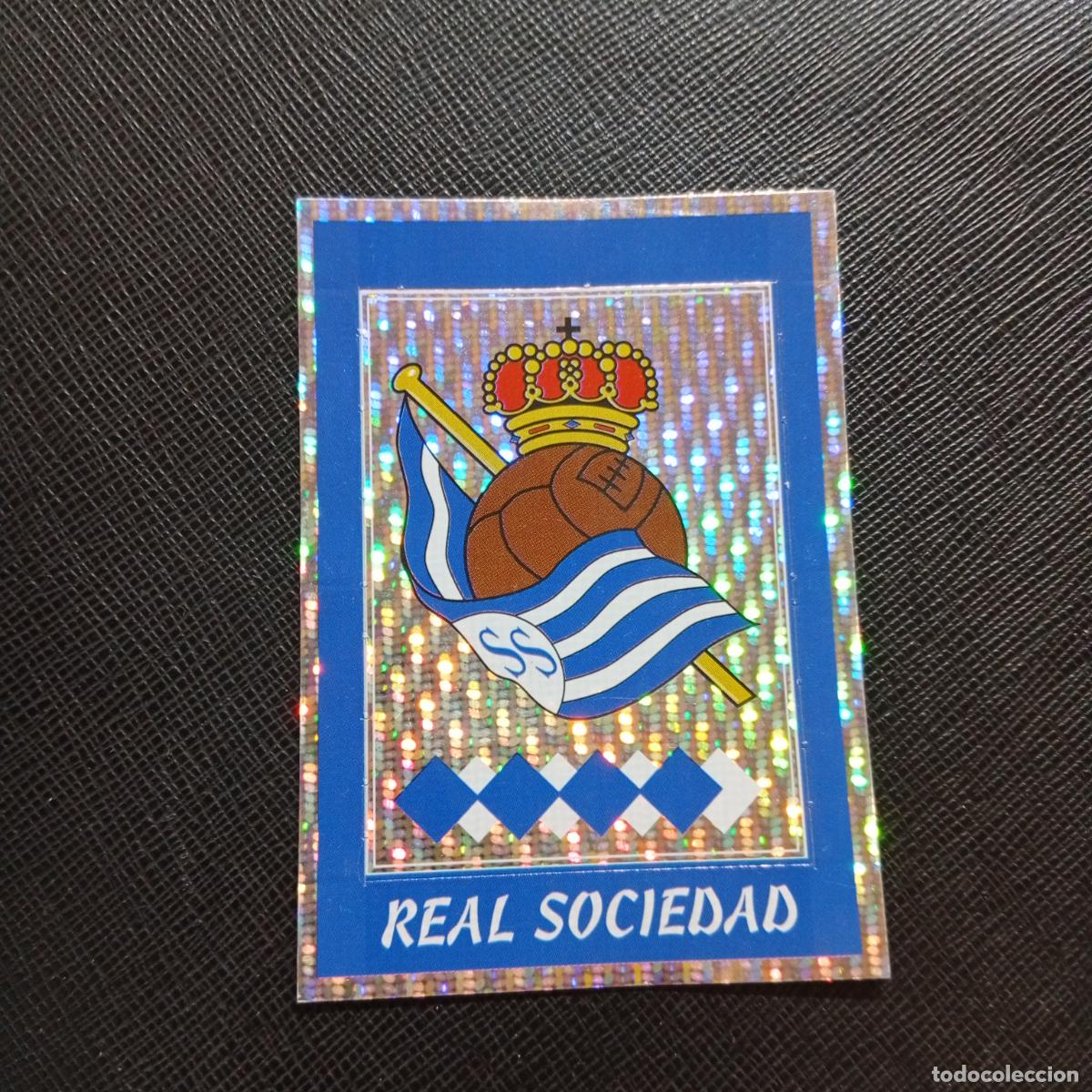 Cromos de f&uacute;tbol: ESCUDO REAL SOCIEDAD PANINI 1997 1998 CROMO 97 98 FUTBOL - SIN PEGAR - A92 PG73 B