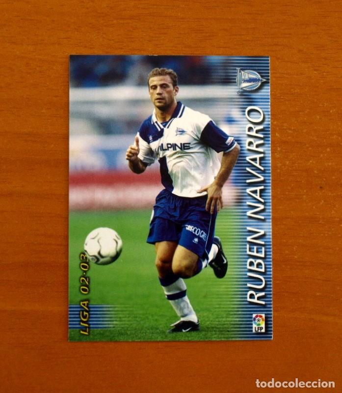 Cromos de f&uacute;tbol: Alav&eacute;s - N&ordm; 17 Rub&eacute;n Navarro - Mega Fichas Liga 2002-2003, 02-03 - Megafichas Panini Sports