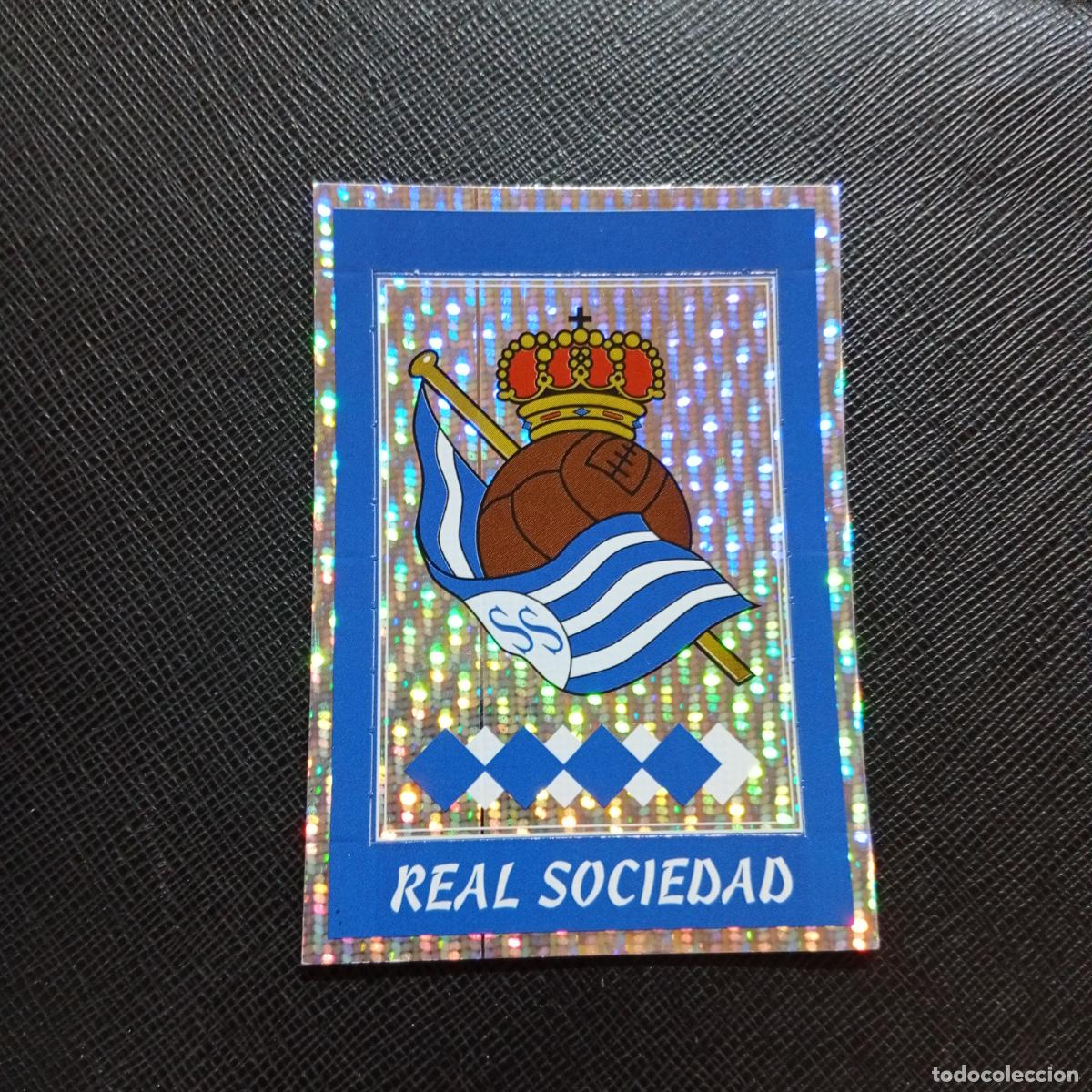 Cromos de f&uacute;tbol: ESCUDO REAL SOCIEDAD PANINI 1997 1998 CROMO 97 98 FUTBOL - SIN PEGAR - A92 PG91 B CON LETRA H