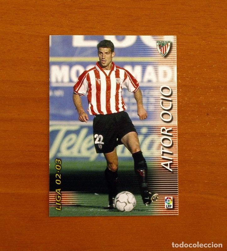 Cromos de f&uacute;tbol: Athletic de Bilbao - N&ordm; 25 Aitor Ocio - Mega Fichas Liga 2002-2003, 02-03 - Megafichas Panini Sports