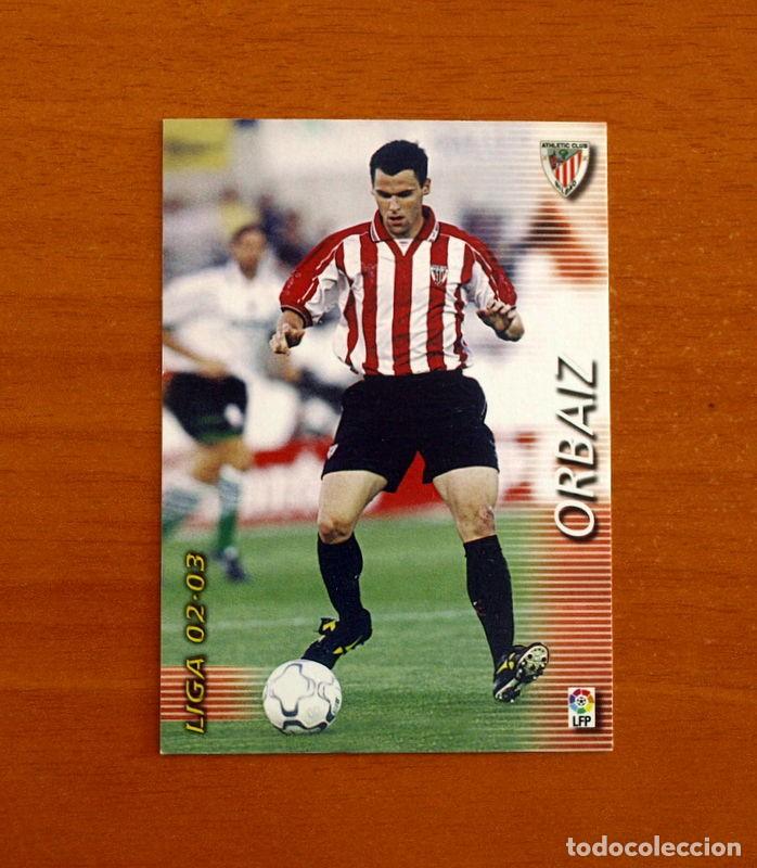 Cromos de f&uacute;tbol: Athletic de Bilbao - N&ordm; 29 Orbaiz - Mega Fichas Liga 2002-2003, 02-03 - Megafichas Panini Sports