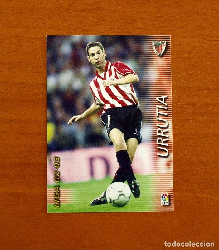 Cromos de f&uacute;tbol: Athletic de Bilbao - N&ordm; 30 Urrutia - Mega Fichas Liga 2002-2003, 02-03 - Megafichas Panini Sports