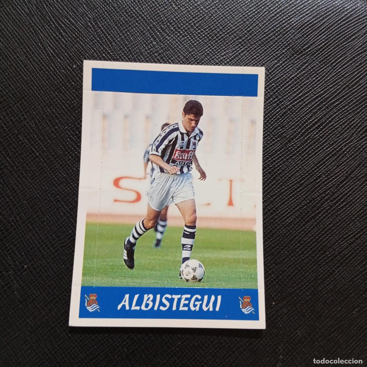 Cromos de Futebol: ALBISTEGUI REAL SOCIEDAD PANINI 1997 1998 CROMO 97 98 FUTBOL - SIN PEGAR - A92 PG91 SIN NUMERO