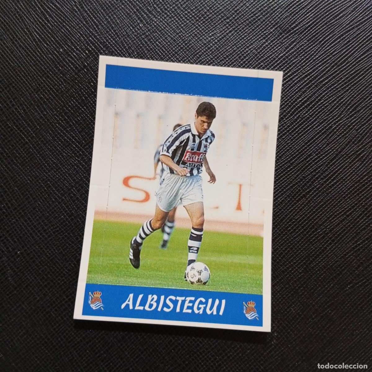 Cromos de Futebol: 117 ALBISTEGUI REAL SOCIEDAD PANINI 1997 1998 CROMO 97 98 FUTBOL - SIN PEGAR - A92 PG109 CON NUMERO