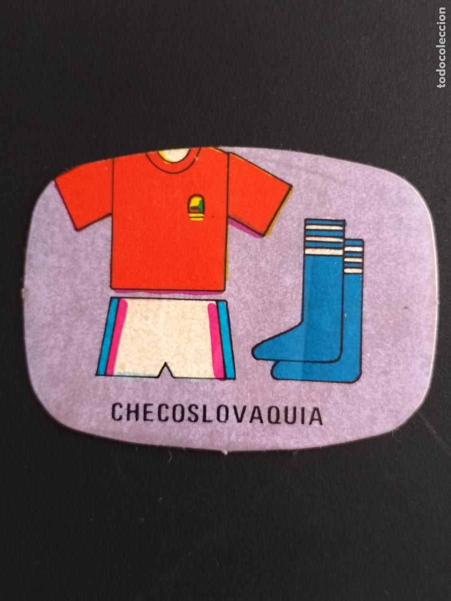 Cromos de Futebol: EQUIPACION CHECOSLOVAQUIA CROMOS NARANJITO FIFA WORLD CUP ESPA&Ntilde;A 1982 MUNDIAL FUTBOL 82 REYAUCA