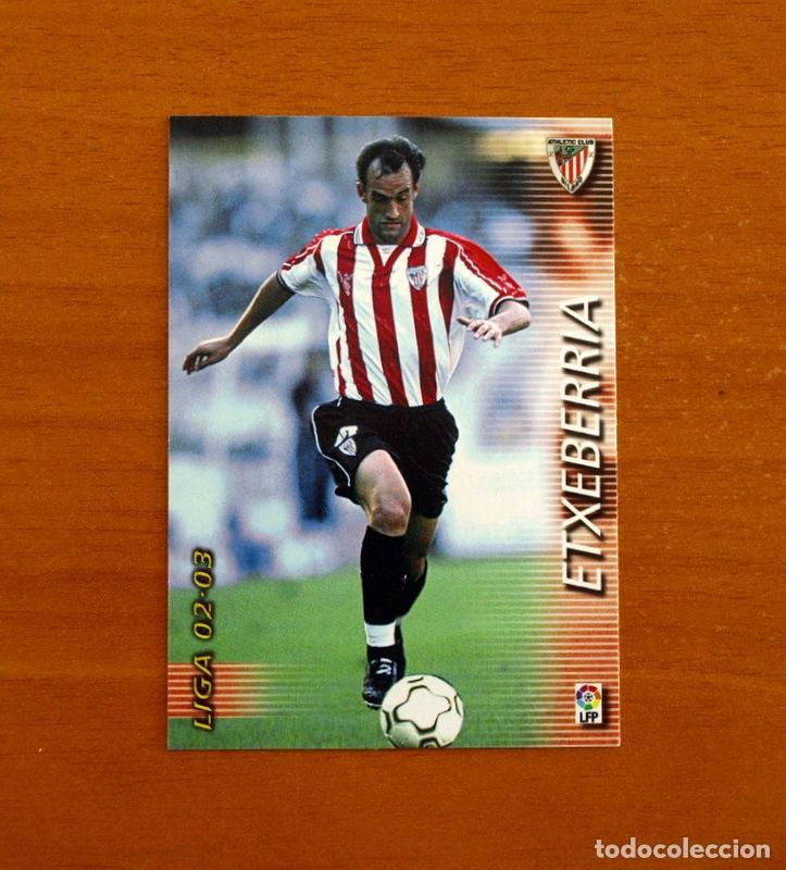 Cromos de Futebol: Athletic de Bilbao -N&ordm; 35 Etxeberria -Mega Fichas Liga 2002-2003, 02-03 -Megafichas Panini Sports