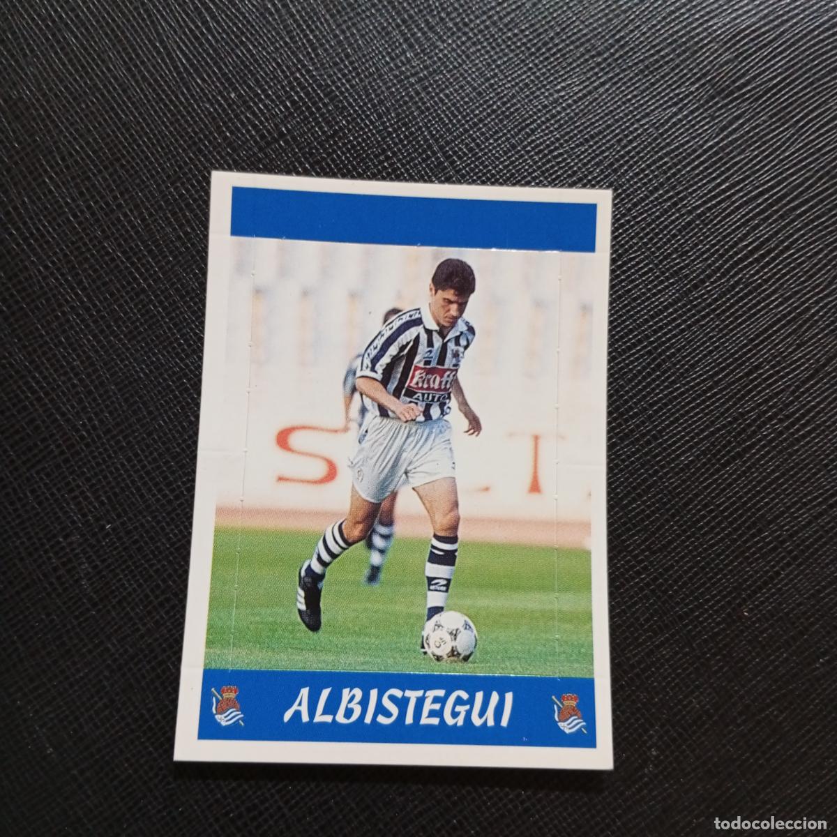Cromos de f&uacute;tbol: ALBISTEGUI REAL SOCIEDAD PANINI 1997 1998 CROMO 97 98 FUTBOL - SIN PEGAR - A92 PG118 SIN NUMERO