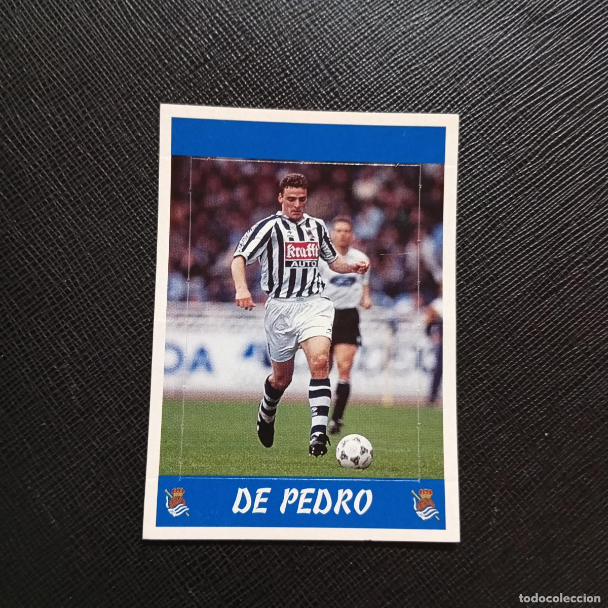 Cromos de f&uacute;tbol: DE PEDRO REAL SOCIEDAD PANINI 1997 1998 CROMO 97 98 FUTBOL - SIN PEGAR - A92 PG125 SIN NUMERO