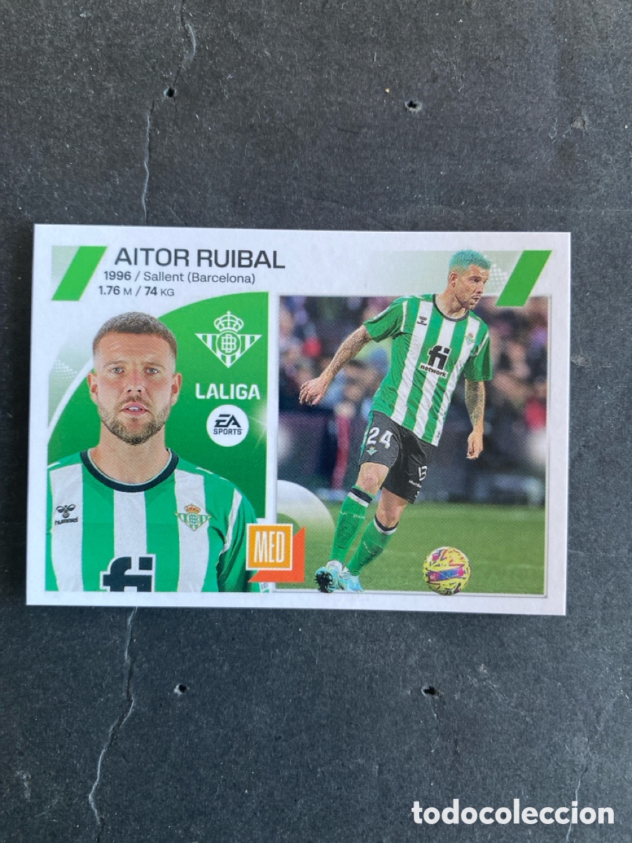 Cromos de f&uacute;tbol: Cromo liga 23/24 Betis N* 13