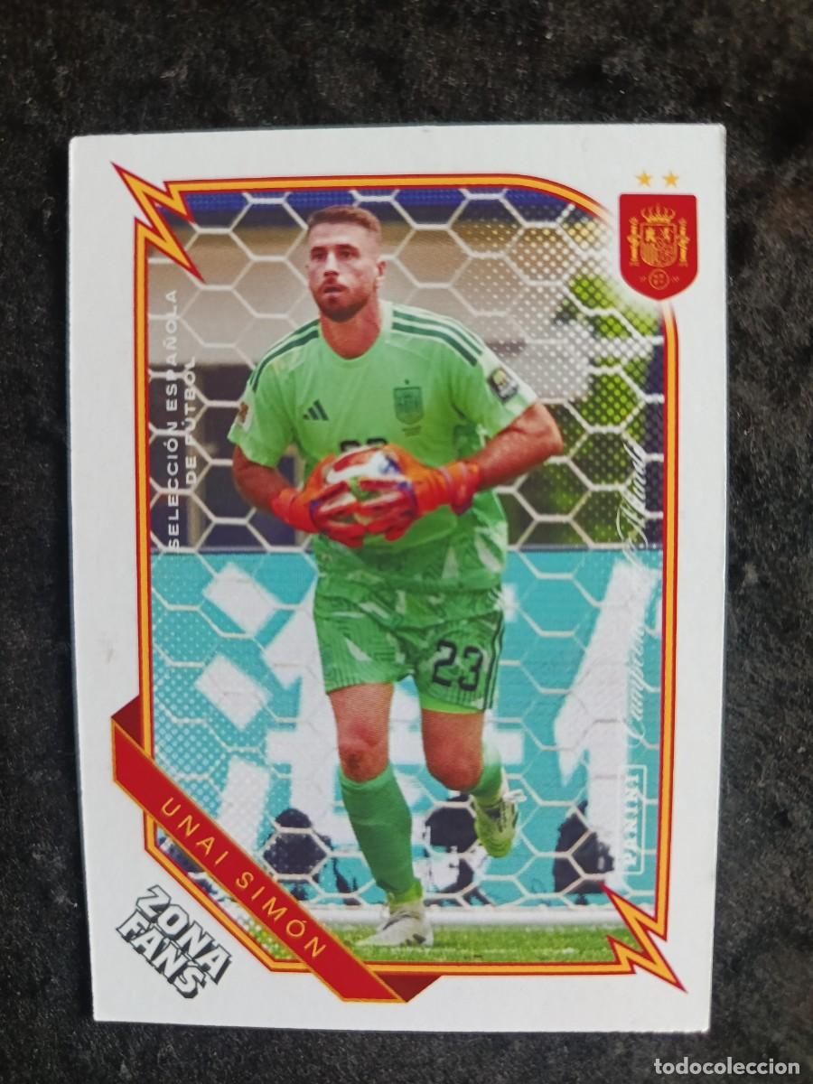 Figurine di Calcio: PANINI CLUB PASI&Oacute;N ESPA&Ntilde;A. #31 UNAI SIM&Oacute;N &rdquo;ZONA FANS&rdquo;