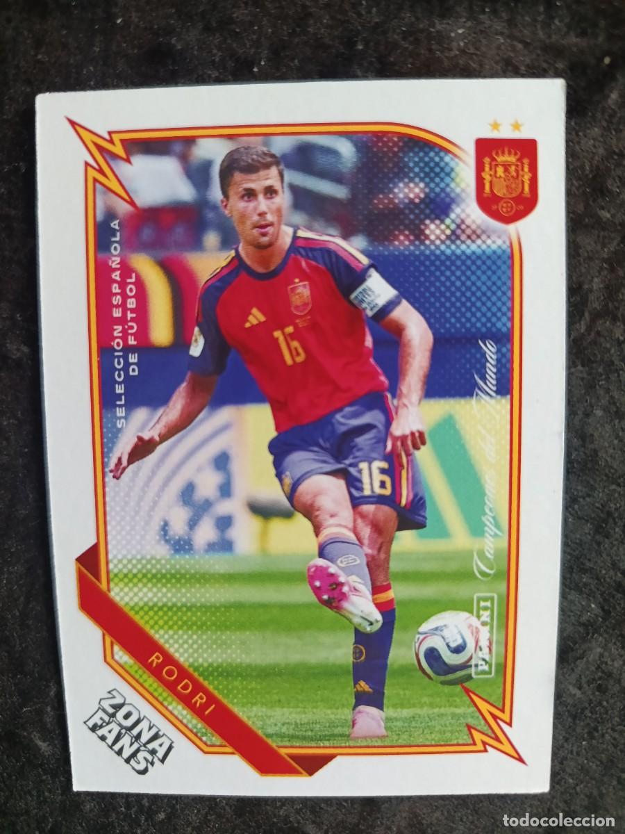 Cromos de Futebol: PANINI CLUB PASI&Oacute;N ESPA&Ntilde;A. #37 RODRI &rdquo;ZONA FANS&rdquo;