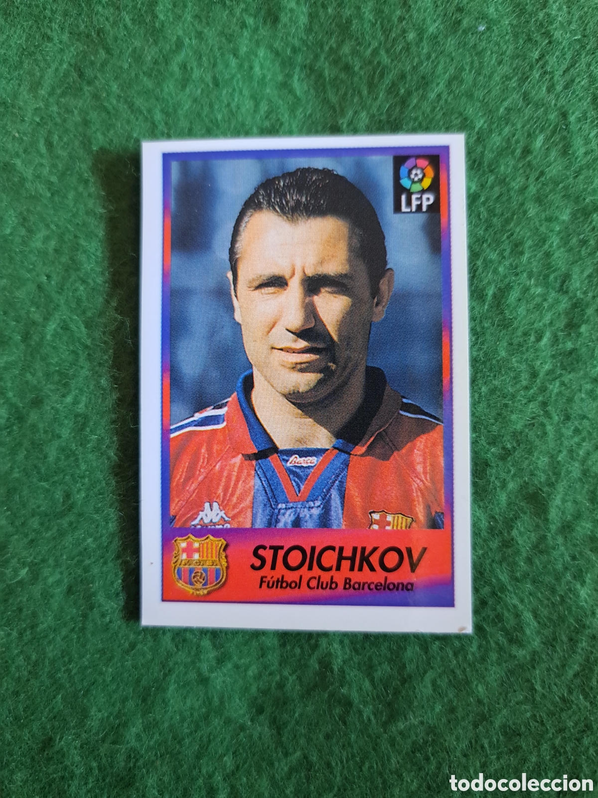 Figurine di Calcio: Stoichkov. N&deg;13. Barcelona. Bollycao Liga 96-97. Sigue la Liga