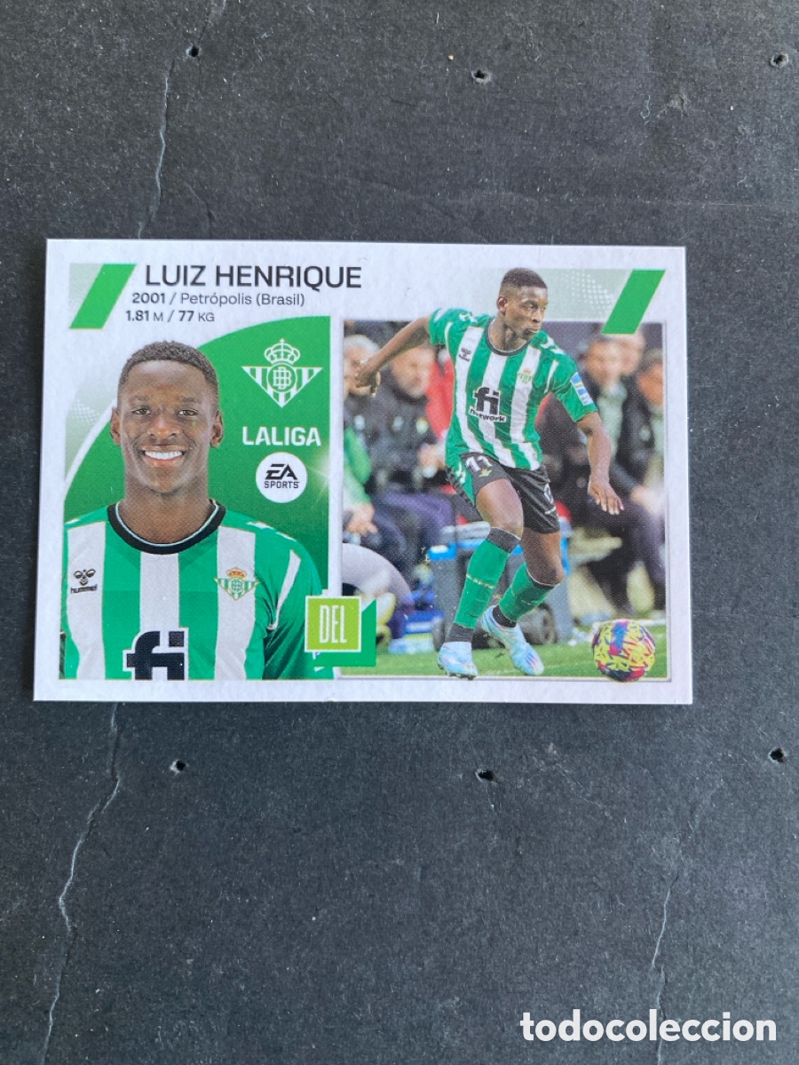 Cromos de f&uacute;tbol: Cromo liga 23/24 Betis N* 18