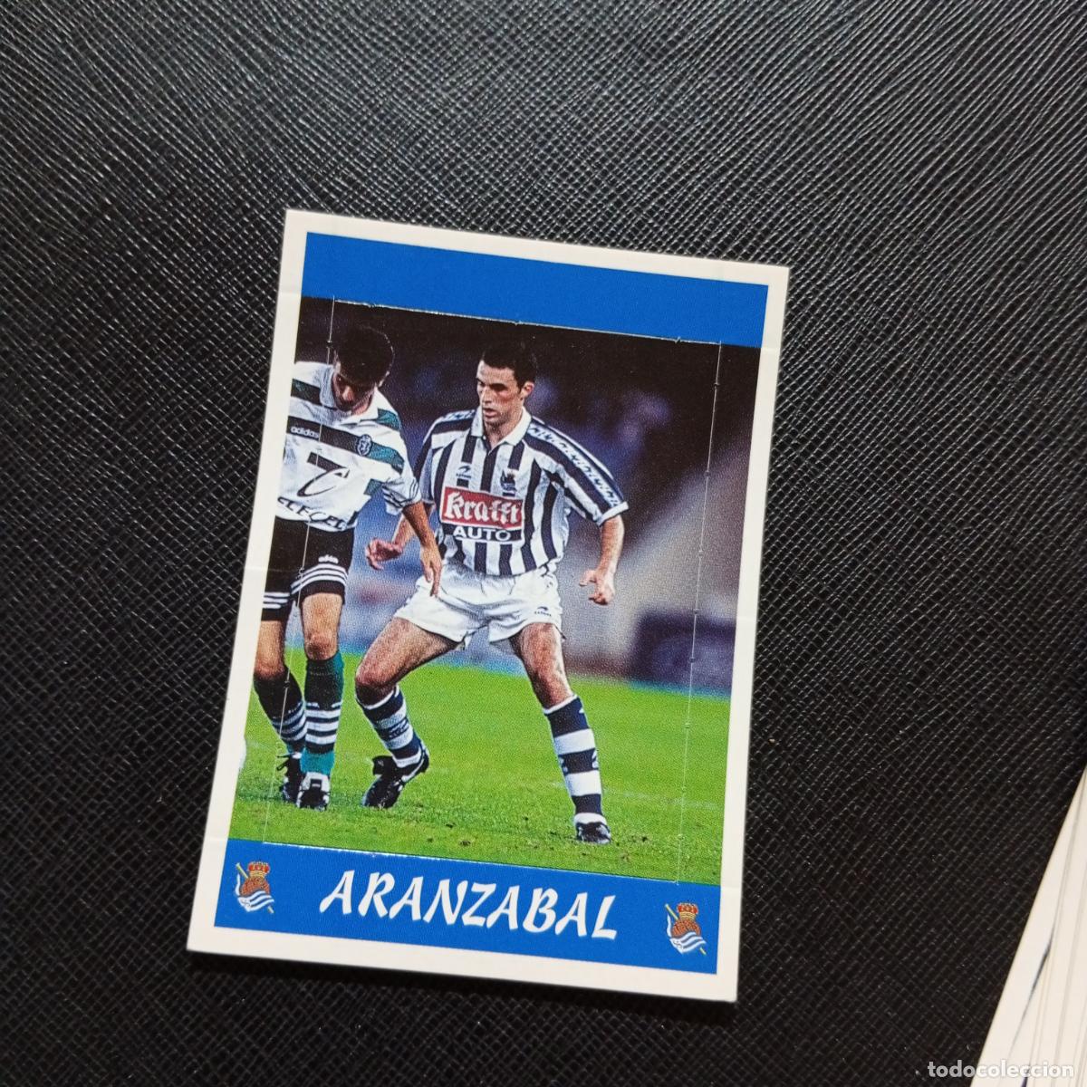 Cromos de f&uacute;tbol: ARANZABAL REAL SOCIEDAD PANINI 1997 1998 CROMO 97 98 FUTBOL - SIN PEGAR - A92 PG145 SIN NUMERO