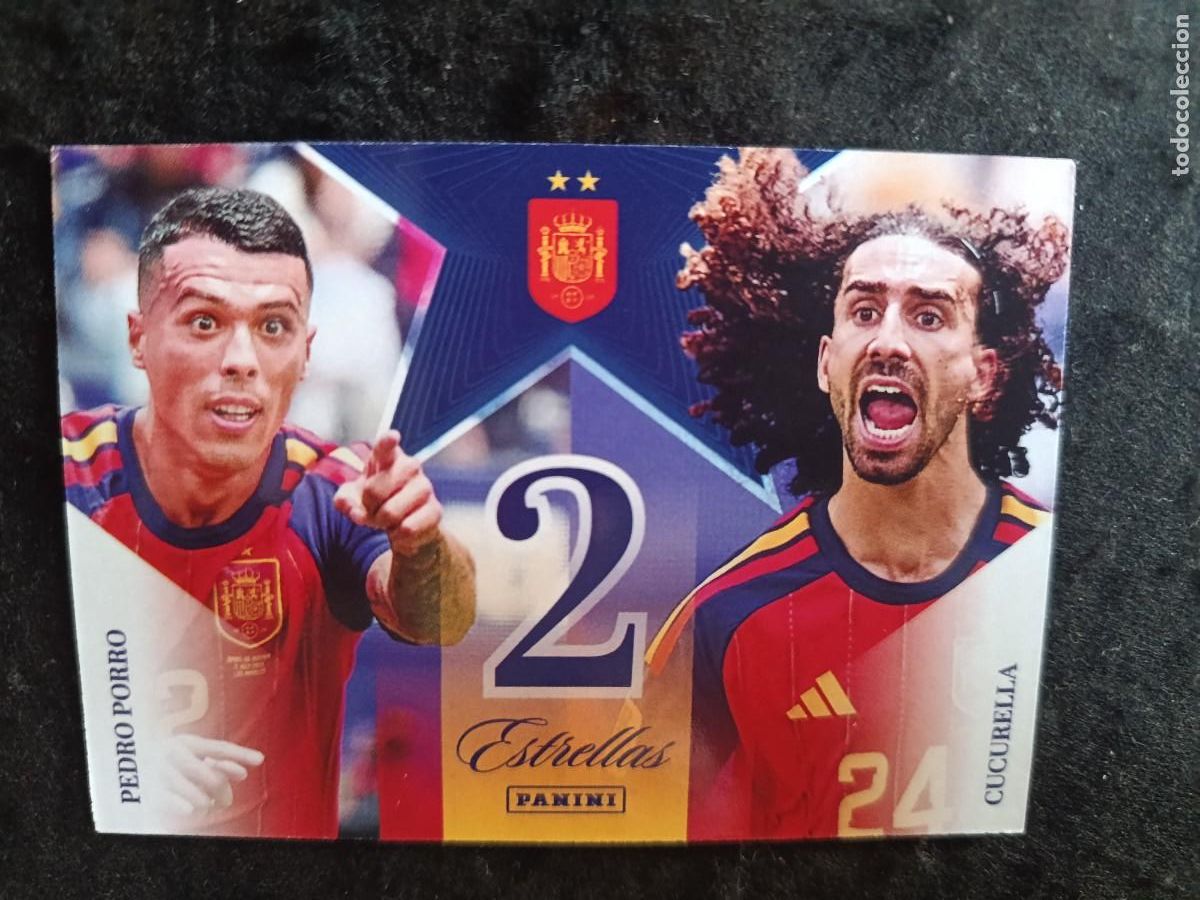 Figurine di Calcio: PANINI CLUB PASI&Oacute;N ESPA&Ntilde;A. #46 PEDRO PORRO - CUCURELLA &rdquo;2 ESTRELLAS&rdquo;