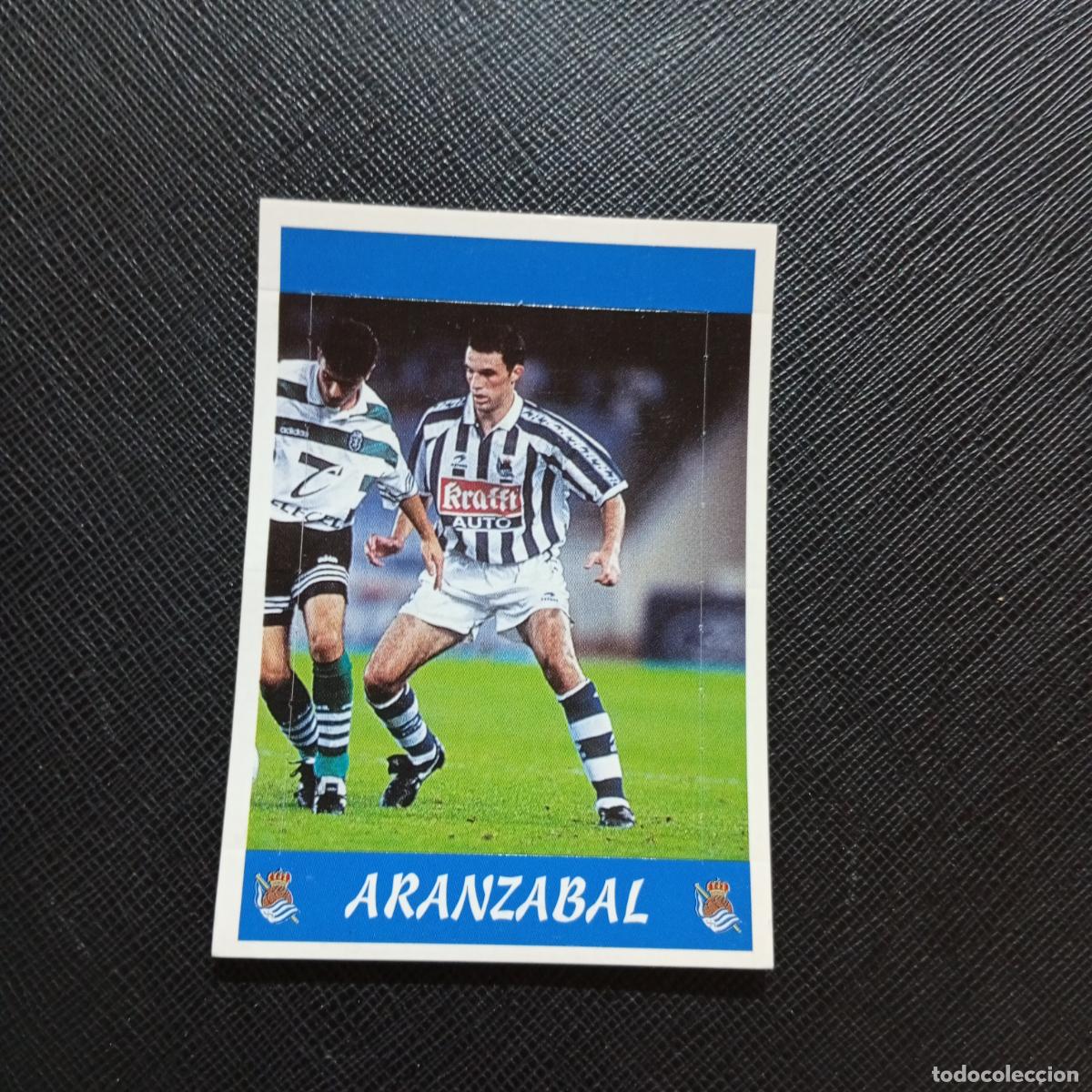 Cromos de f&uacute;tbol: 118 ARANZABAL REAL SOCIEDAD PANINI 1997 1998 CROMO 97 98 FUTBOL - SIN PEGAR - A92 PG154 CON NUMERO