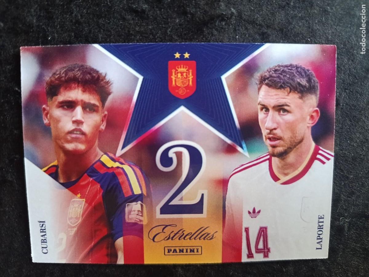 Figurine di Calcio: PANINI CLUB PASI&Oacute;N ESPA&Ntilde;A. #47 CUBARS&Iacute; - LAPORTE &rdquo;2 ESTRELLAS&rdquo;