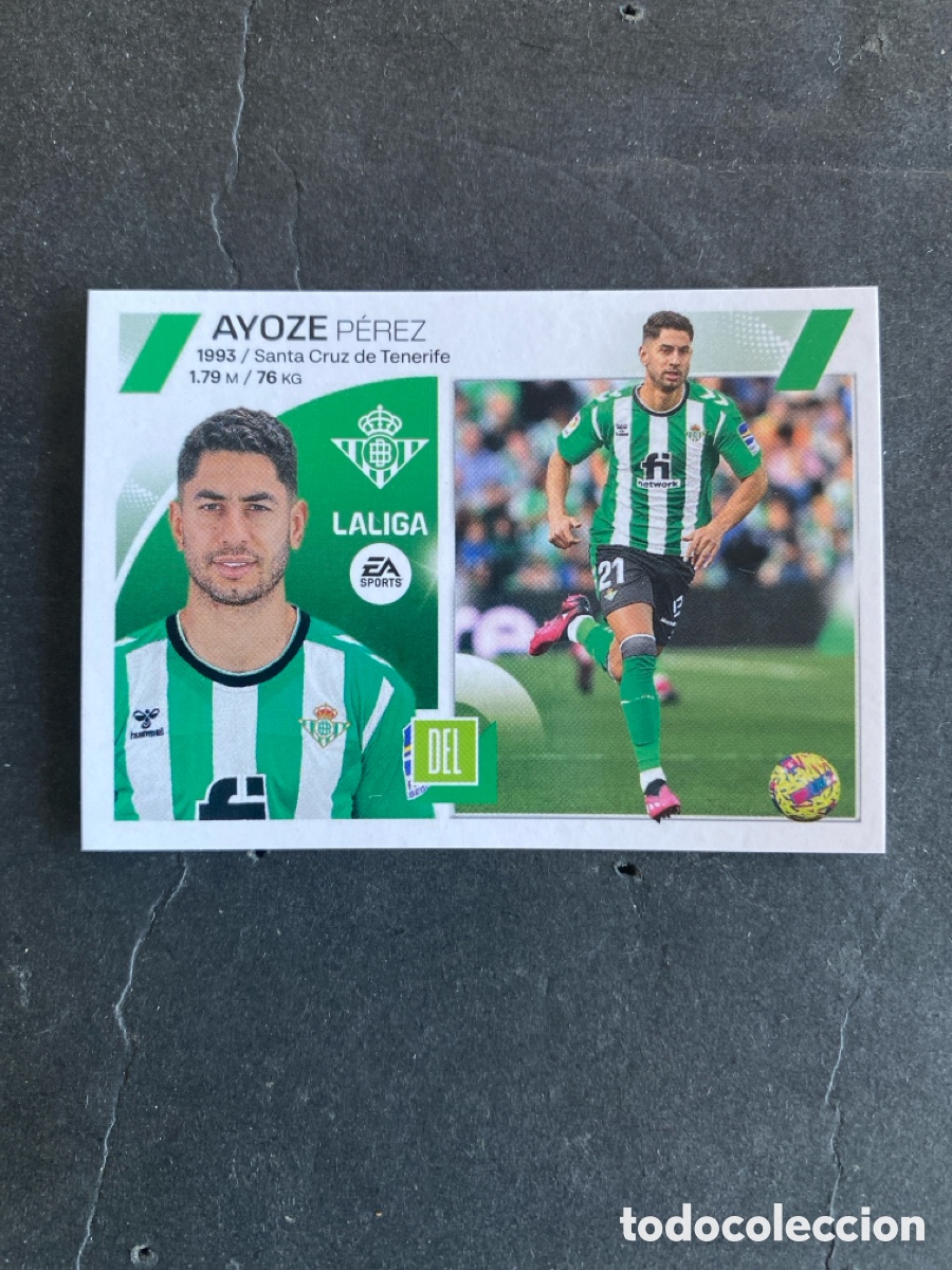 Cromos de f&uacute;tbol: Cromo liga 23/24 Betis N* 19