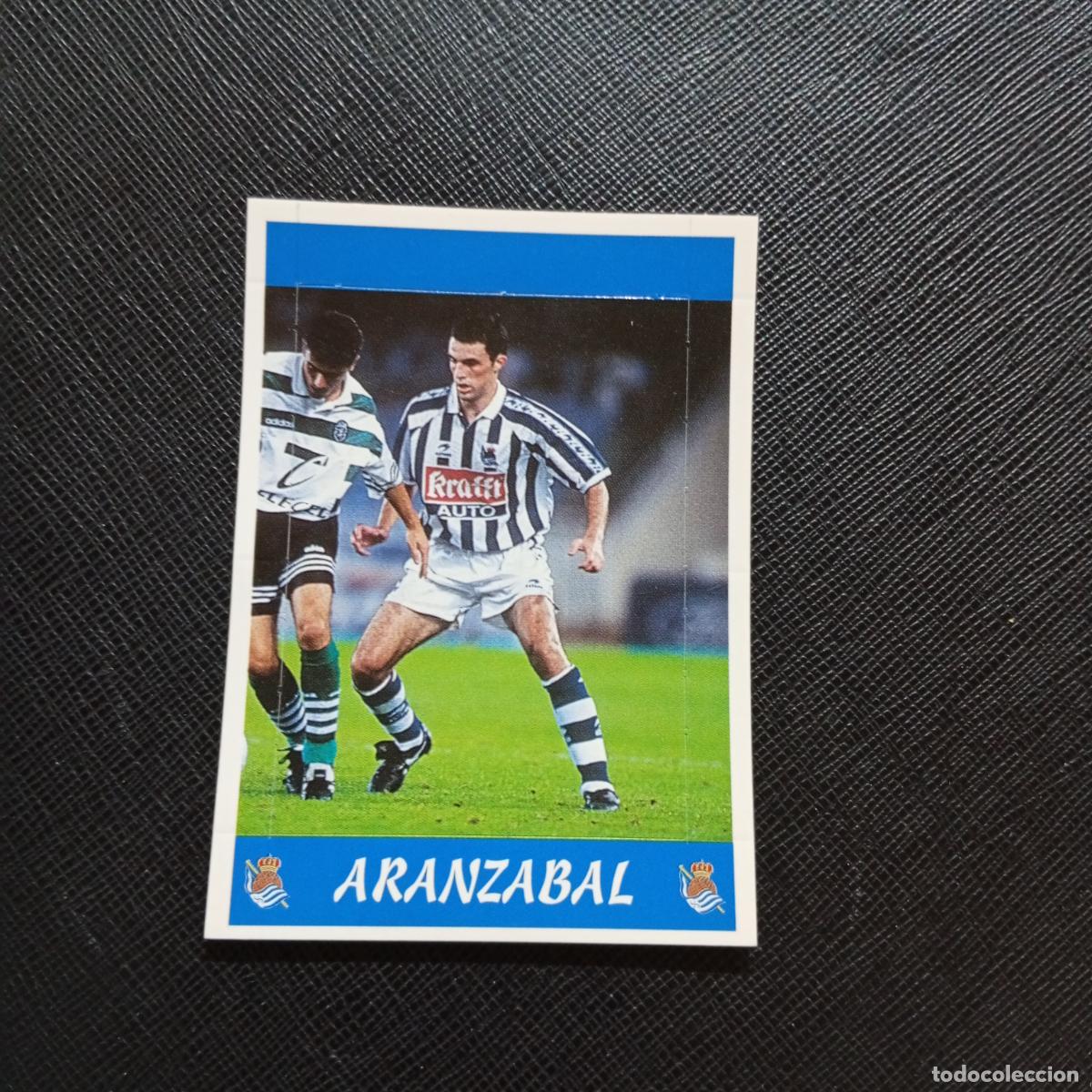 Cromos de f&uacute;tbol: 118 ARANZABAL REAL SOCIEDAD PANINI 1997 1998 CROMO 97 98 FUTBOL - SIN PEGAR - A92 PG154 CON NUMERO B
