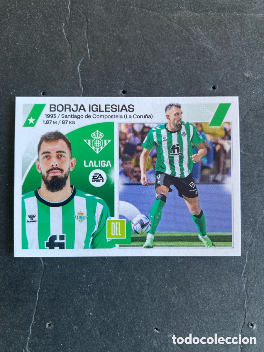 Cromos de f&uacute;tbol: Cromo liga 23/24 Betis N* 20