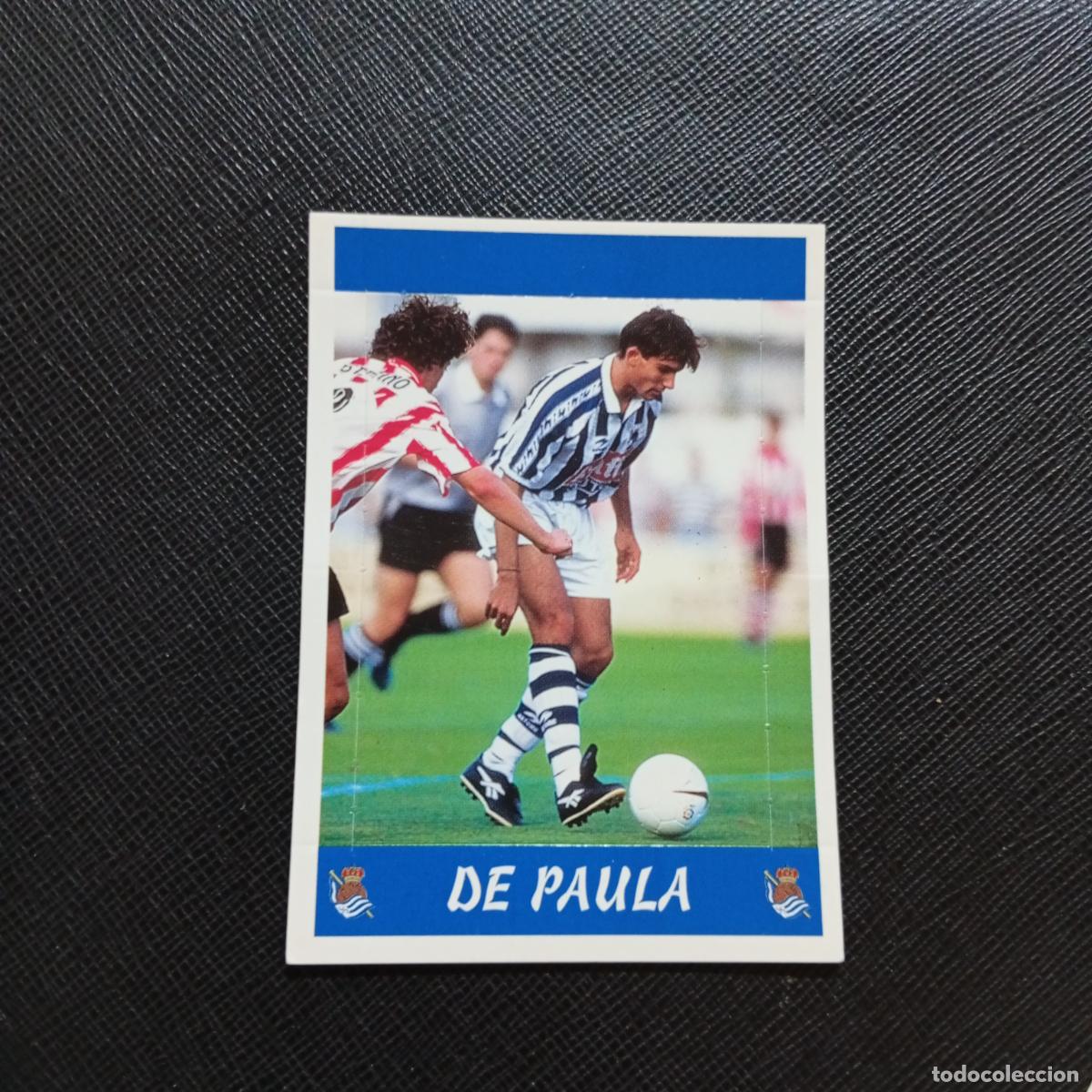 Cromos de f&uacute;tbol: DE PAULA REAL SOCIEDAD PANINI 1997 1998 CROMO 97 98 FUTBOL - SIN PEGAR - A92 PG145 SIN NUMERO