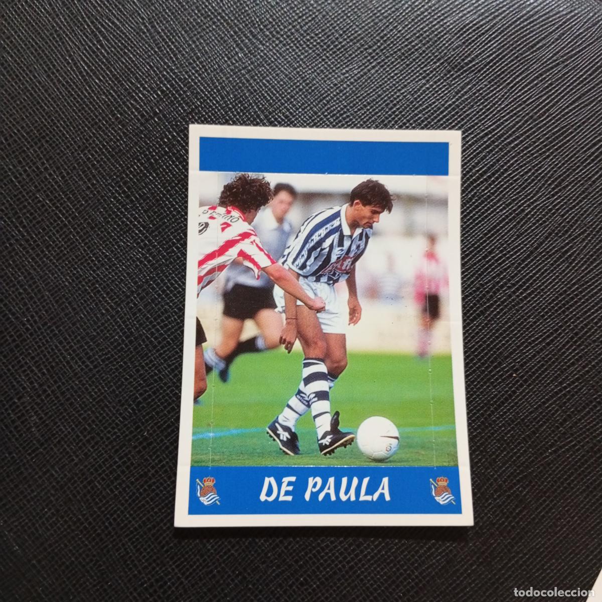Cromos de f&uacute;tbol: DE PAULA REAL SOCIEDAD PANINI 1997 1998 CROMO 97 98 FUTBOL - SIN PEGAR - A92 PG154 SIN NUMERO