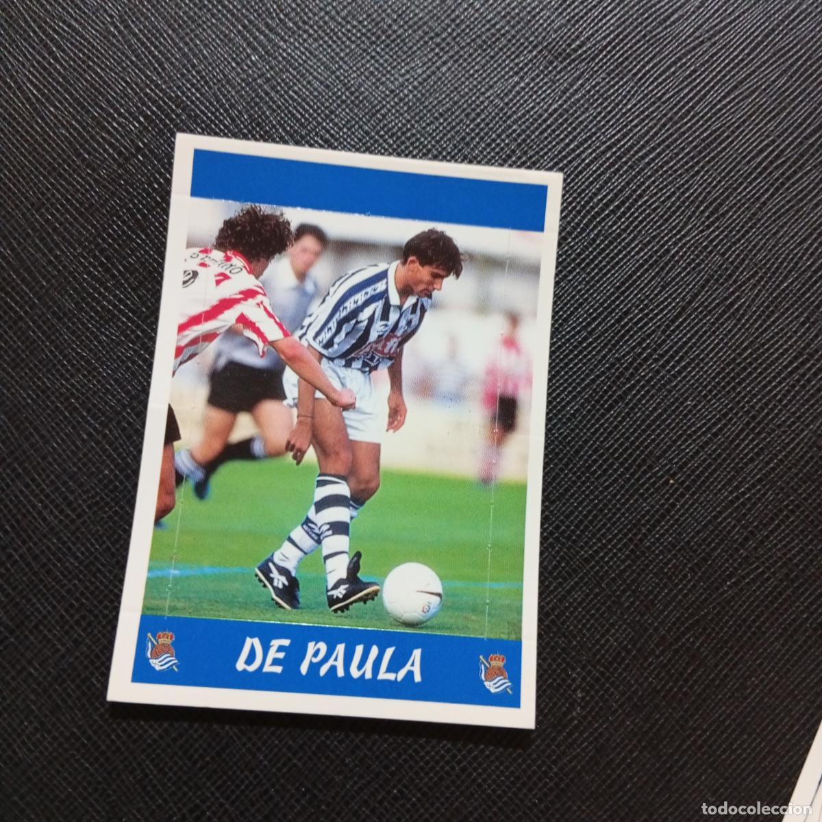 Cromos de f&uacute;tbol: DE PAULA REAL SOCIEDAD PANINI 1997 1998 CROMO 97 98 FUTBOL - SIN PEGAR - A92 PG154 SIN NUMERO B