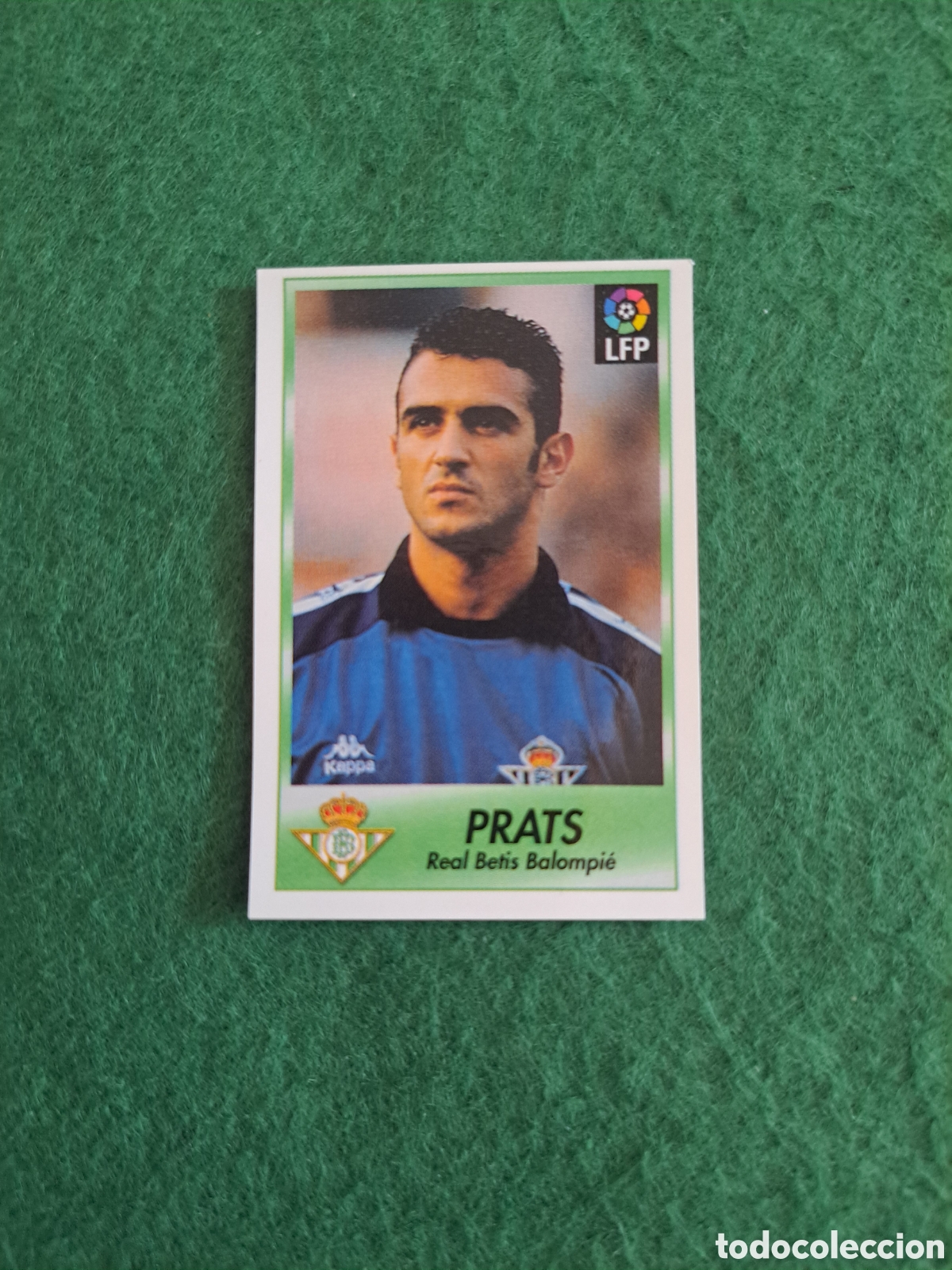 Cromos de f&uacute;tbol: Prats. N&deg;15. Betis. Bollycao Liga 96-97. Sigue la Liga